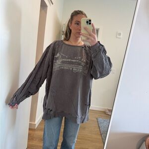 Free People Jackson Hole Wyoming sweatshirt